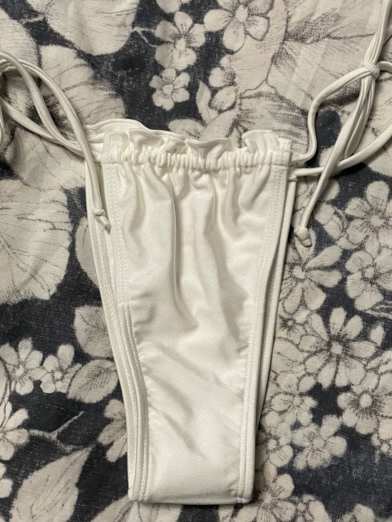Ardene Other - New White Brazilian bikini bottom with Adjustable Ties Thong XS